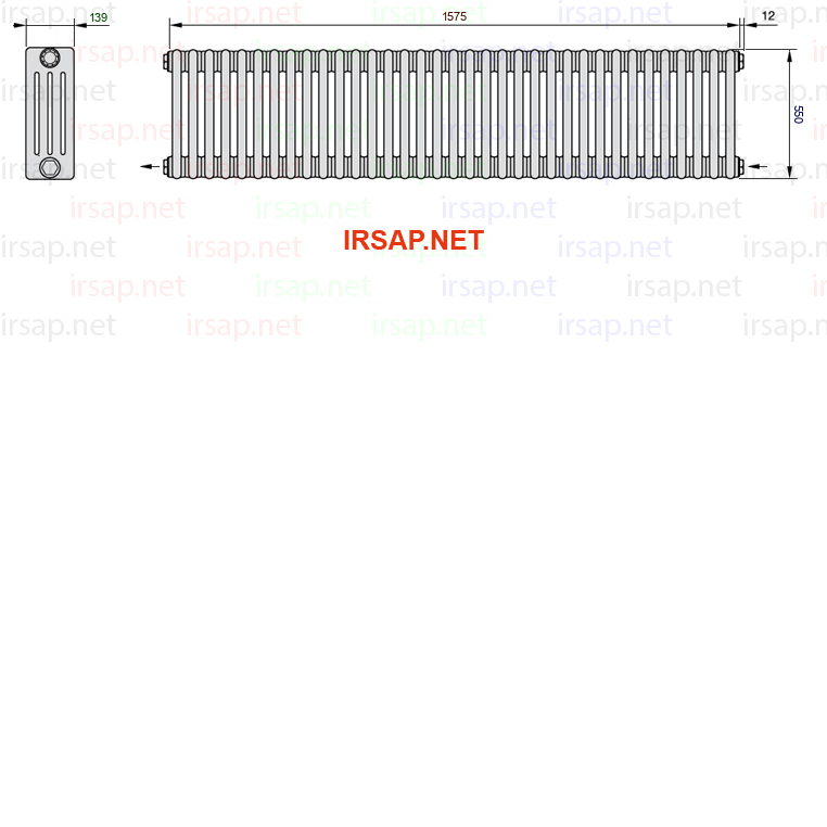 Радиатор IRSAP Tesi 40550/35 T08 CL 01